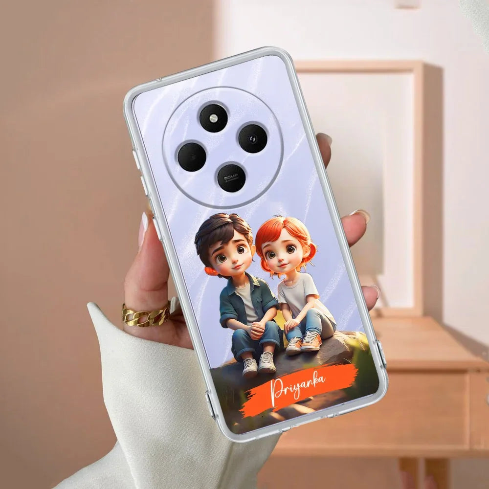 Customize Name Transparent Silicon Case For Poco - ShopOnCliQ