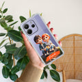 Cute Love Couple Customize Anti Yellow Case For REDMI Note 14 SE 5G