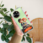 Cute Love Couple Customize Anti Yellow Case For Vivo T3X 5G