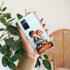 Cute Love Couple Customize Anti Yellow Case For Vivo V23E