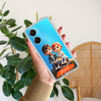 Cute Love Couple Customize Anti Yellow Case For Vivo V29E 5G