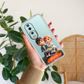 Cute Love Couple Customize Anti Yellow Case For Vivo T3 Ultra