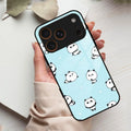 Cute Panda Glass Case Cover