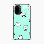 Cute Panda Blue Glass Case Cover For OnePlus 15R 5G