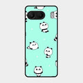 Cute Panda Blue Glass Case Cover For Oneplus Nord 4 5G