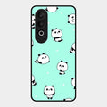 Cute Panda Blue Glass Case Cover For Oneplus Nord Ce 4 5G