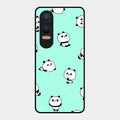 Cute Panda Blue Glass Case Cover For Oneplus Nord Ce 4 Lite 5G