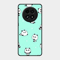 Cute Panda Blue Glass Case Cover For Realme 13 5G