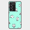 Cute Panda Blue Glass Case Cover For Realme P3 Lite 5G