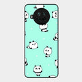 Cute Panda Blue Glass Case Cover For Xiaomi Mi 10I 5G