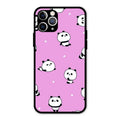 Cute Panda Glossy Metal Case Cover For iPhone 11 Pro