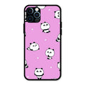 Cute Panda Glossy Metal Case Cover For iPhone 12 Pro Max