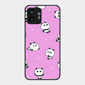 Cute Panda Glossy Metal Case Cover For Nothing Phone 2