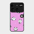 Cute Panda Glossy Metal Case Cover For Nothing Phone 3 5G