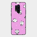 Cute Panda Glossy Metal Case Cover For Oneplus 8 Pro