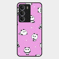 Cute Panda Glossy Metal Case Cover For Realme P3 Lite 5G