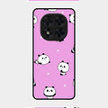 Cute Panda Glossy Metal Case Cover For Redmi Note 14 Pro 5G