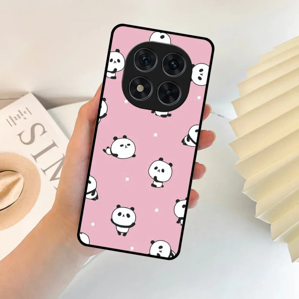 Cute Panda Glossy Metal Case Cover For Redmi - ShopOnCliQ