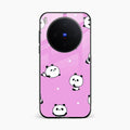 Cute Panda Glossy Metal Case Cover For Vivo X300 5G