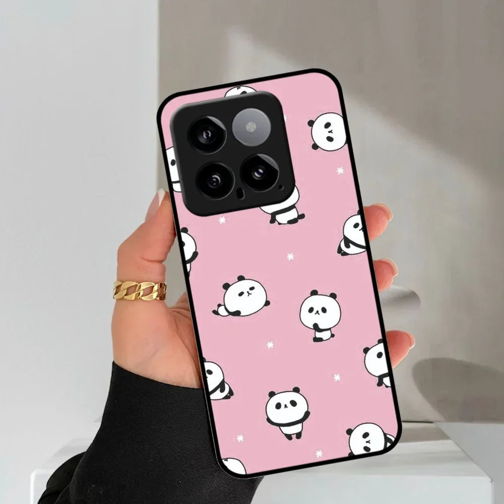 Cute Panda Glossy Metal Case Cover For Redmi - ShopOnCliQ