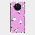 Cute Panda Glossy Metal Case Cover For Xiaomi Mi 10I 5G