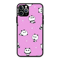 Cute Panda Pink Glass Case Cover For iPhone 11 Pro Max