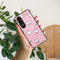 Cute Panda Pink Glass Case Cover For Oneplus - ShopOnCliQ