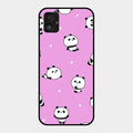 Cute Panda Pink Glass Case Cover For Samsung Galaxy F14 5G