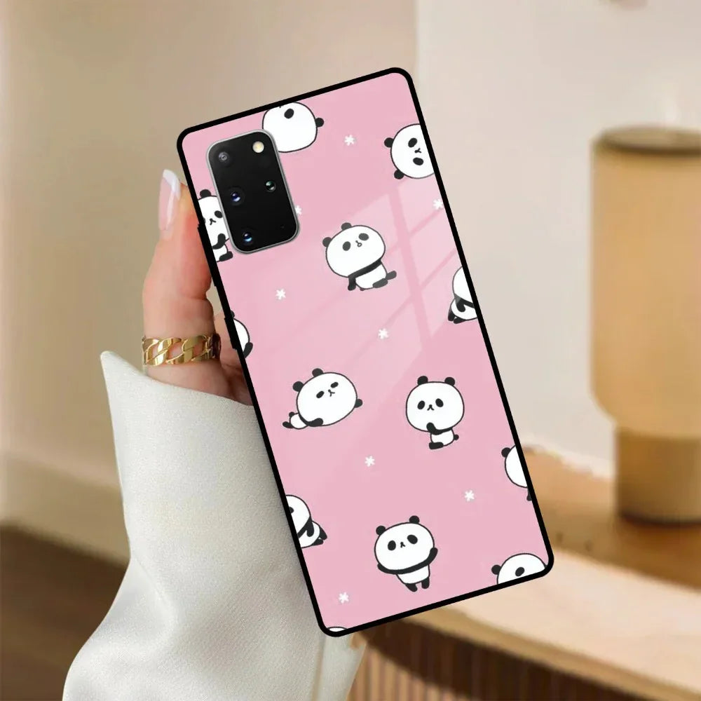 Cute Panda Pink Glass Case Cover For Samsung - ShopOnCliQ