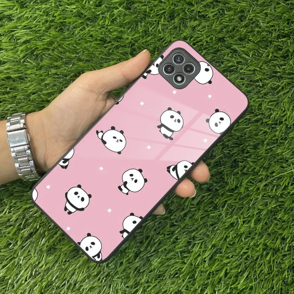 Cute Panda Pink Glass Case Cover For Samsung - ShopOnCliQ