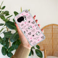 Cute Pink Panda Anti Yellow Case For Google Pixel 10a 5G