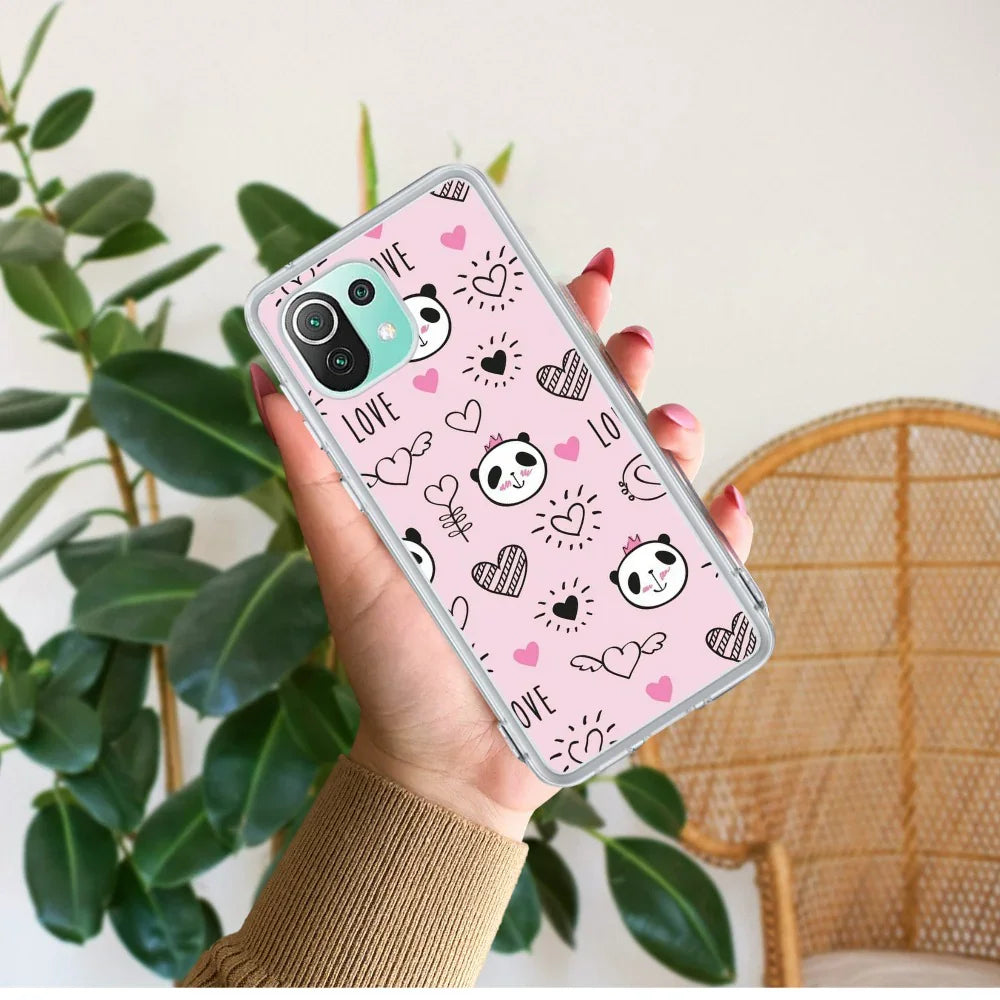 Cute Pink Panda Transparent Silicon Case For Redmi/Xiaomi - ShopOnCliQ