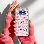 Cute Pink Panda Anti Yellow Case For Nothing Phone 4A 5G