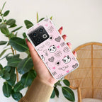 Cute Pink Panda Anti Yellow Case For OnePlus 10 Pro 5G