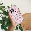 Cute Pink Panda Anti Yellow Case For OnePlus 11R 5G