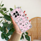 Cute Pink Panda Transparent Silicon Case For OnePlus - ShopOnCliQ