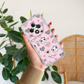 Cute Pink Panda Anti Yellow Case For Oppo F27 Pro Plus 5G