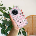 Cute Pink Panda Anti Yellow Case For Oppo F27 Pro Plus 5G