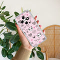 Cute Pink Panda Anti Yellow Case For Oppo F31 Pro 5G