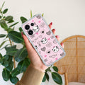 Cute Pink Panda Anti Yellow Case For Oppo Reno 16 5G