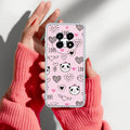 Cute Pink Panda Anti Yelllow Case For Realme 14 Pro Lite 5G