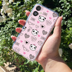 Cute Pink Panda Anti Yellow Case For Samsung Galaxy M06 5G