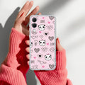 Cute Pink Panda Anti Yellow Case For Samsung Galaxy S25 Edge 5G