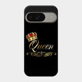 Cute Queen With Crown Glass Case For Google Pixel 9 5G