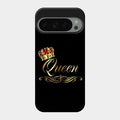 Cute Queen With Crown Glass Case For Google Pixel 9 Pro 5G