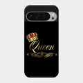 Cute Queen With Crown Glass Case For Google Pixel 9 Pro Xl