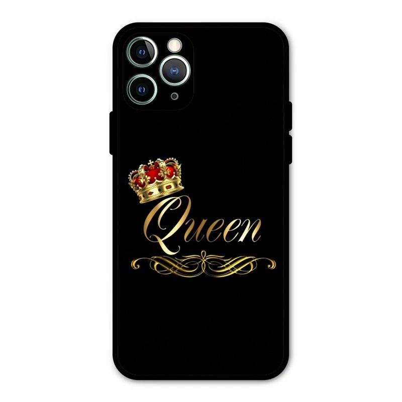 Cute Queen With Crown Glass Case For iPhone 11 Pro Max