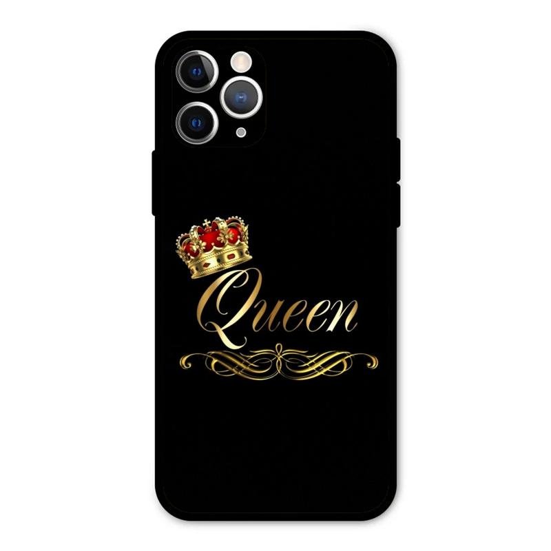 Cute Queen With Crown Glass Case For iPhone 11 Pro