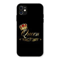 Cute Queen With Crown Glass Case For iPhone 11