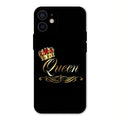 Cute Queen With Crown Glass Case For iPhone 12 mini